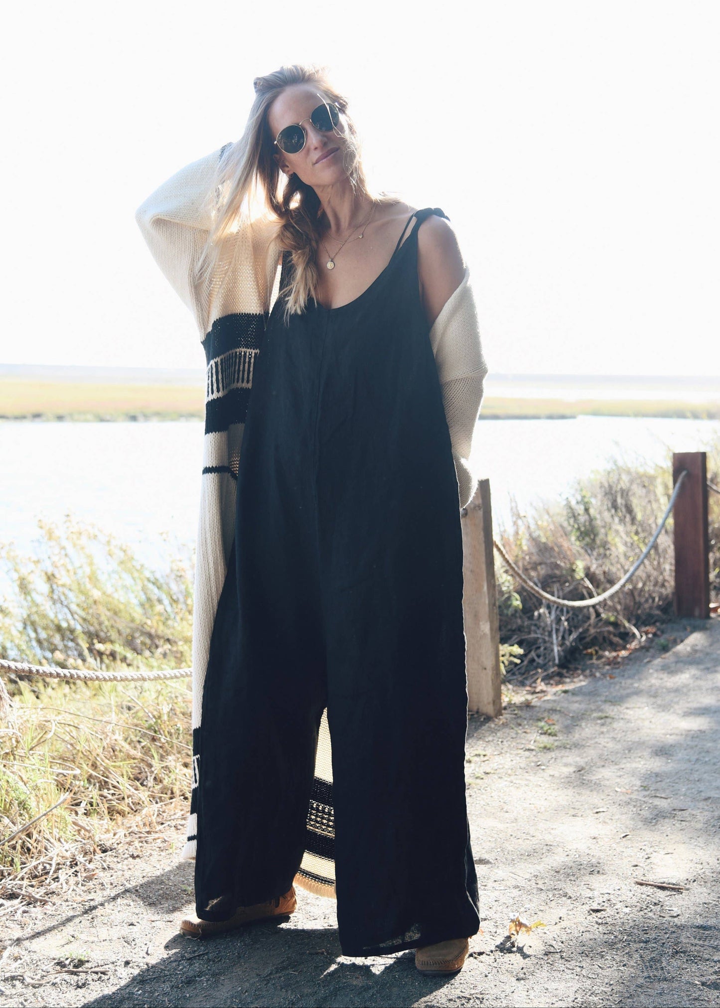 The Linen Jumpsuit // Noir
