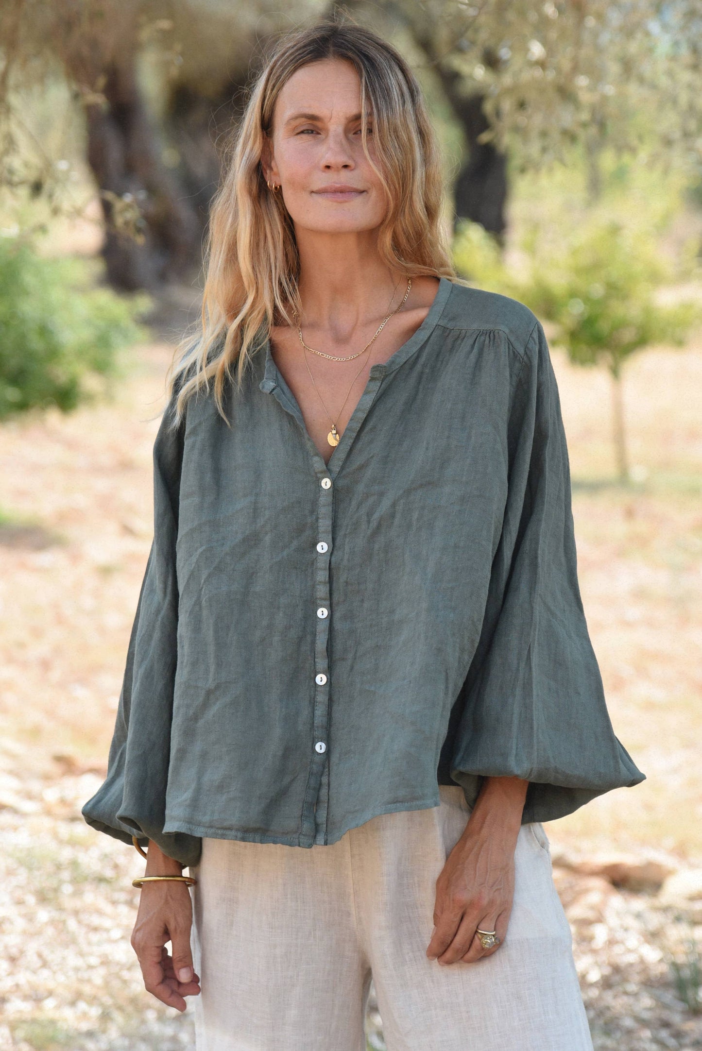 The Lily Blouse // Fern