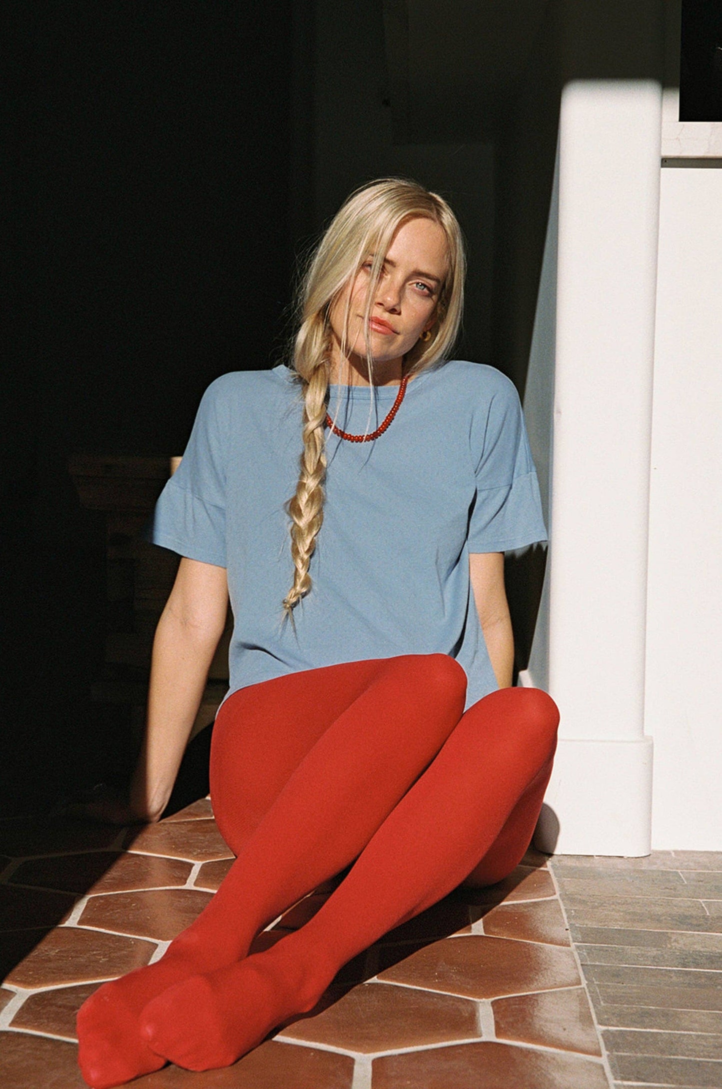 The Petit Pointelle Tee // Ivory