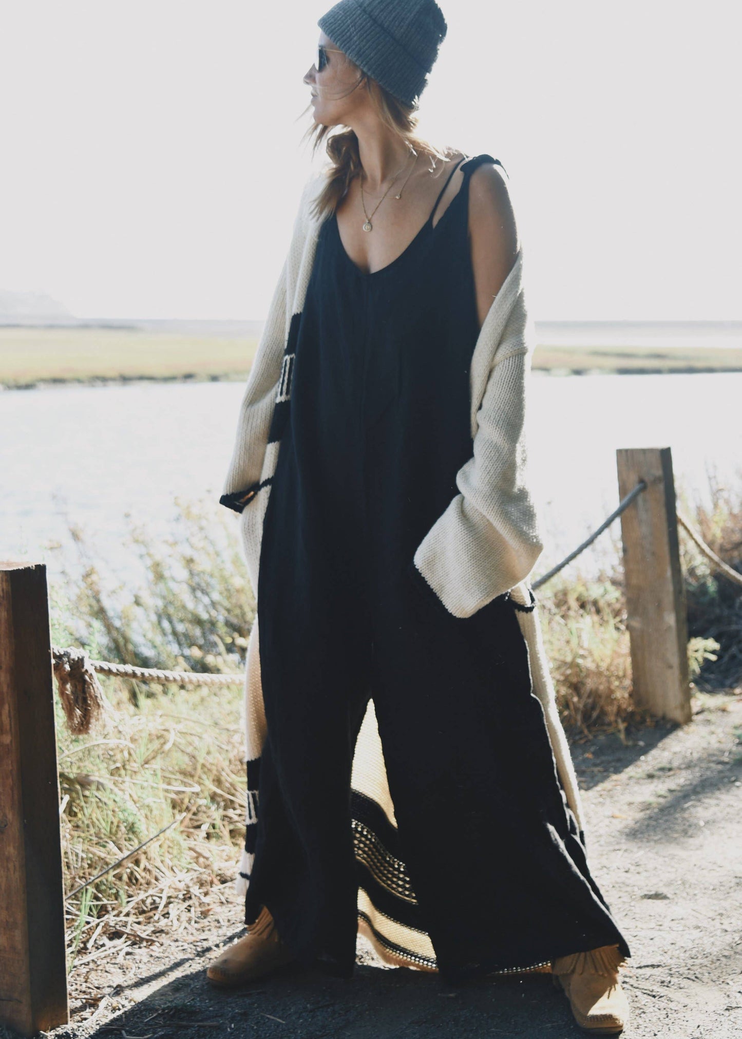 The Linen Jumpsuit // Noir