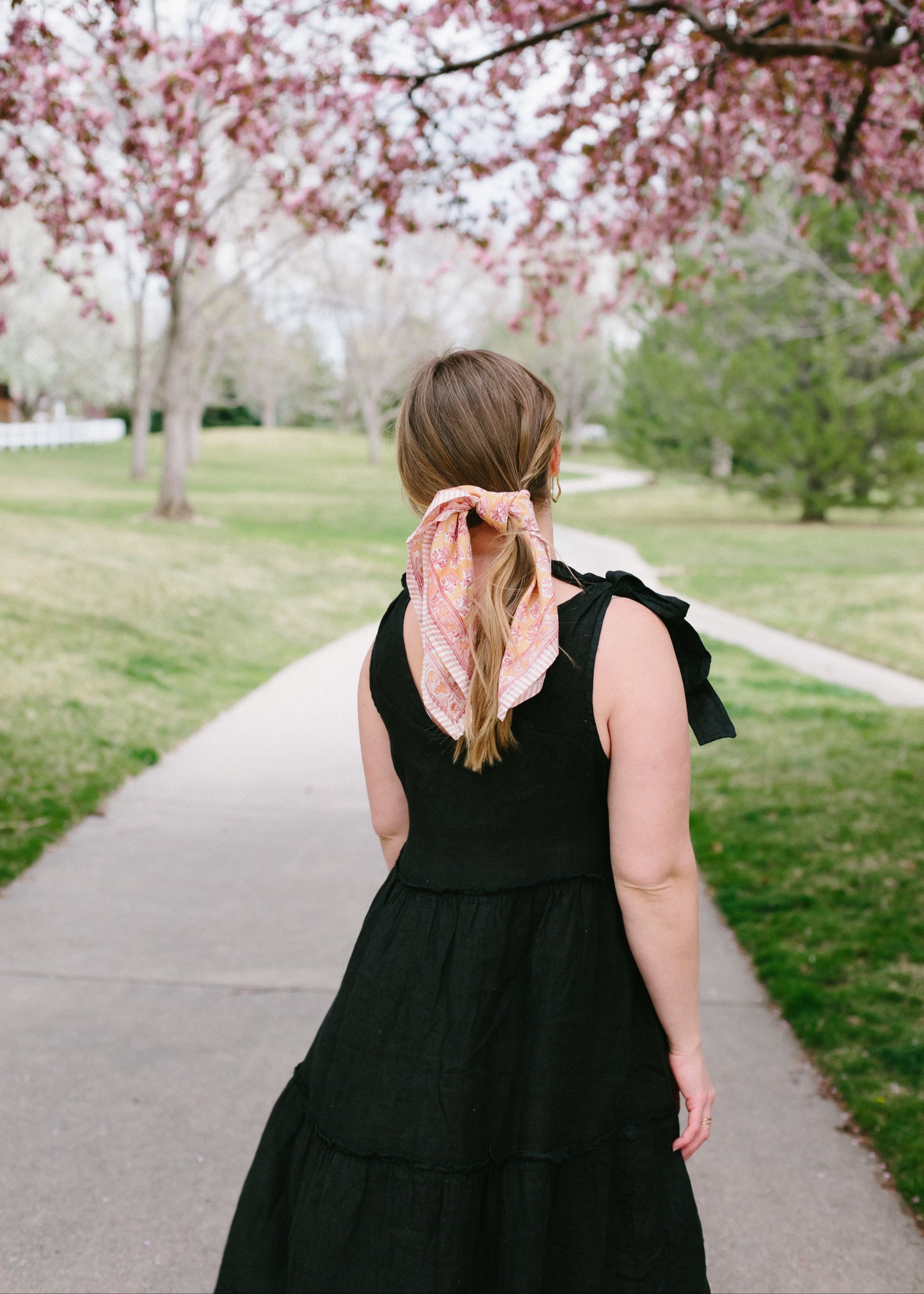 The Savannah Cotton Bandana // Sorbet Blockprint