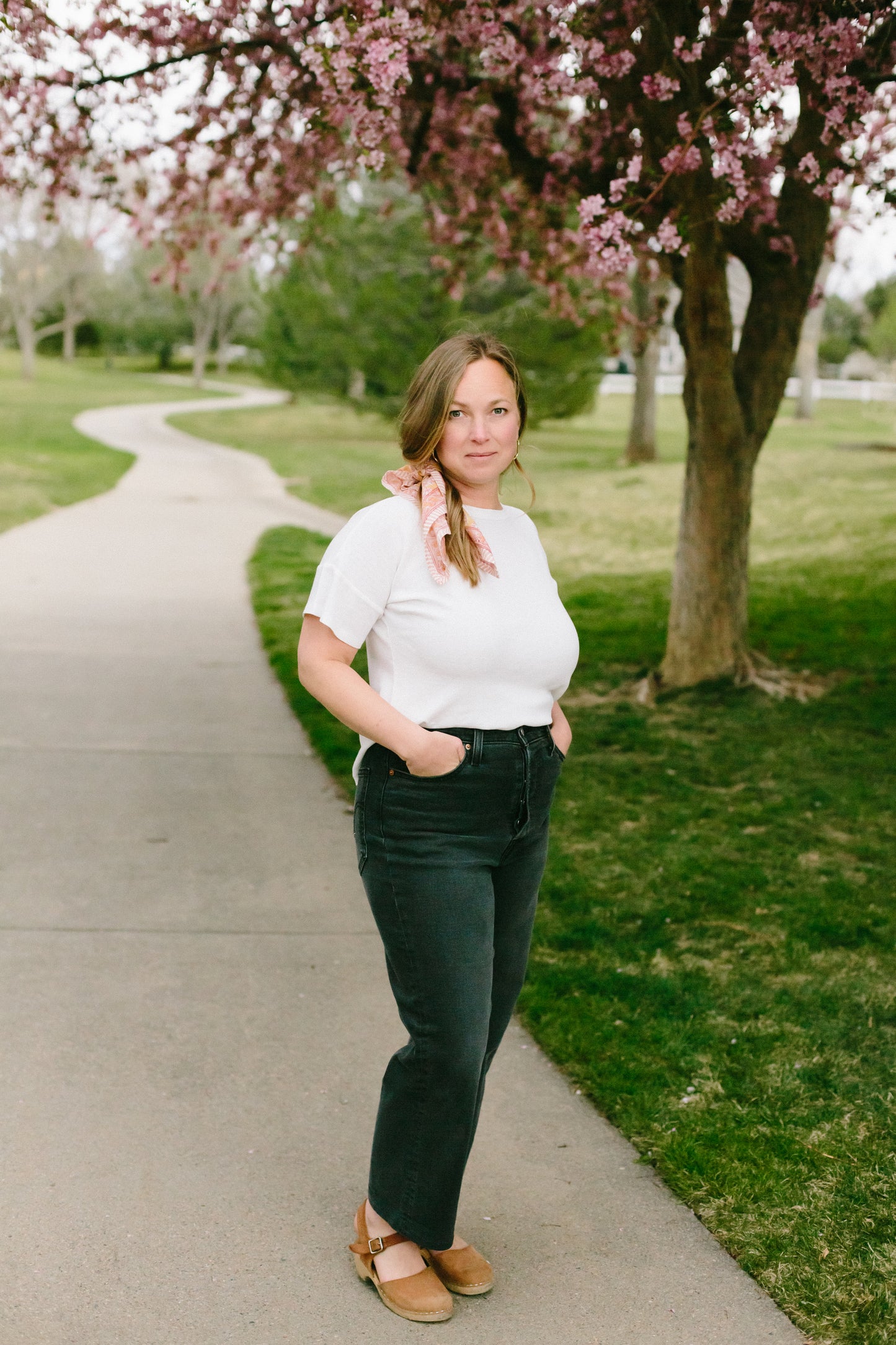 The Petit Pointelle Tee // Ivory