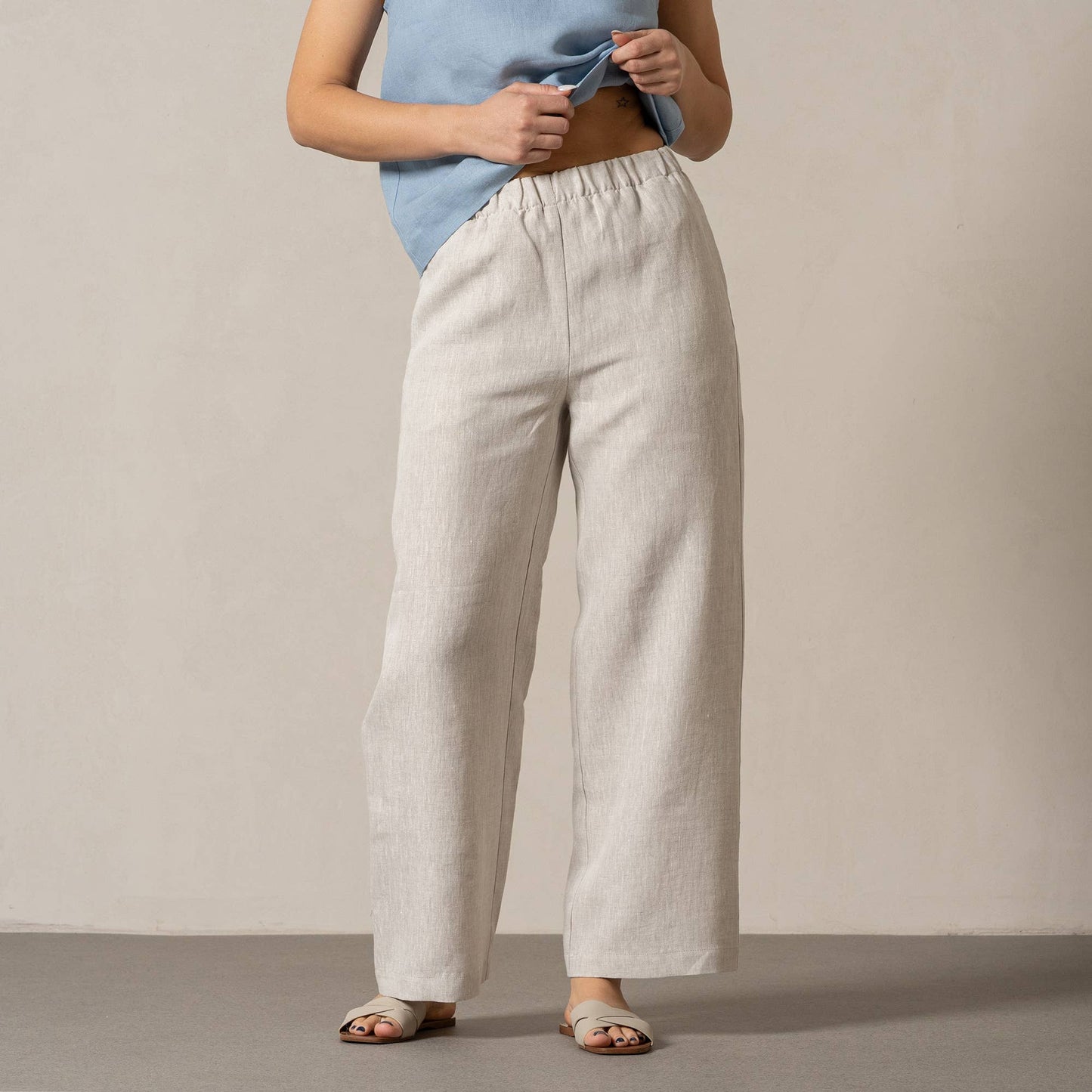 The Havana Linen Trousers // Natural