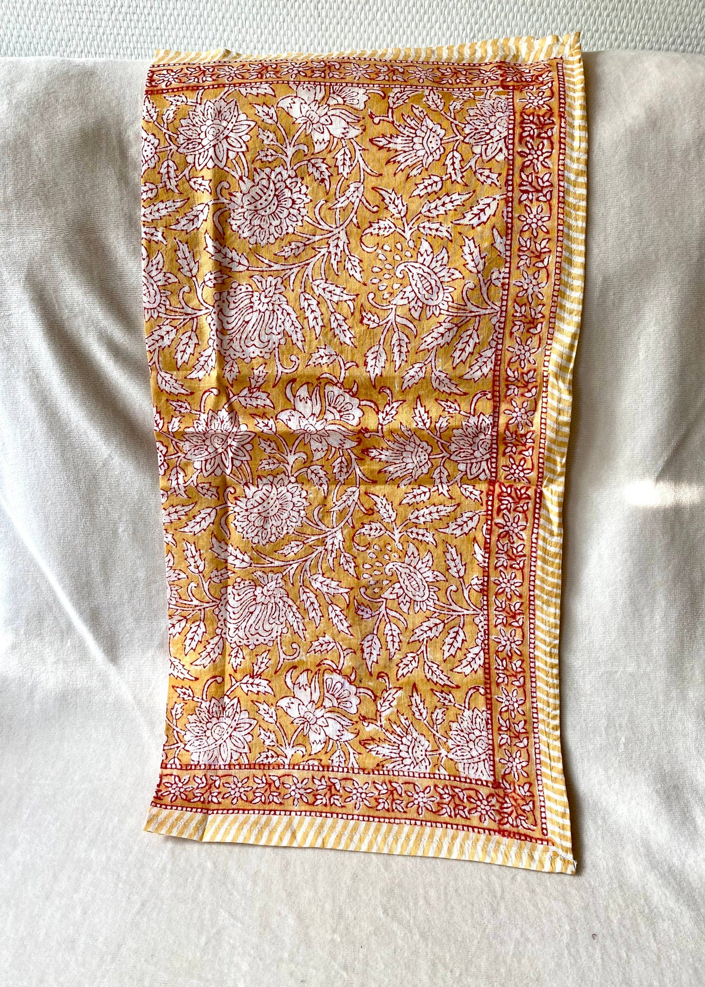 The Savannah Cotton Bandana // Sorbet Blockprint