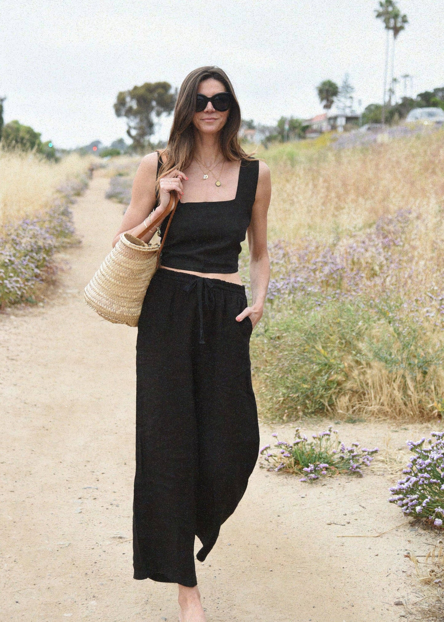 The Positano Top // Noir