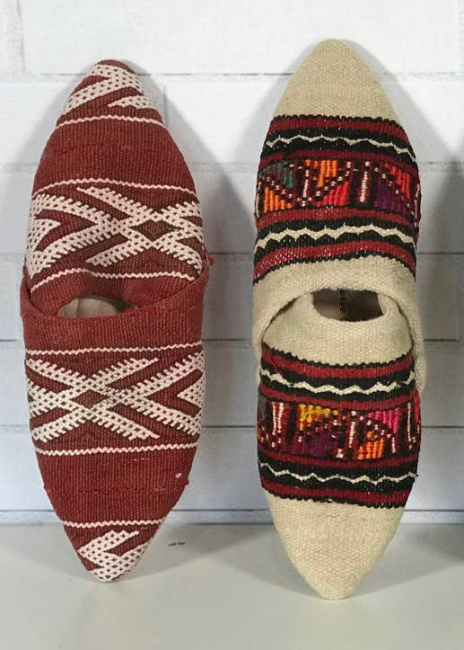 The Moroccan Kilim Slippers