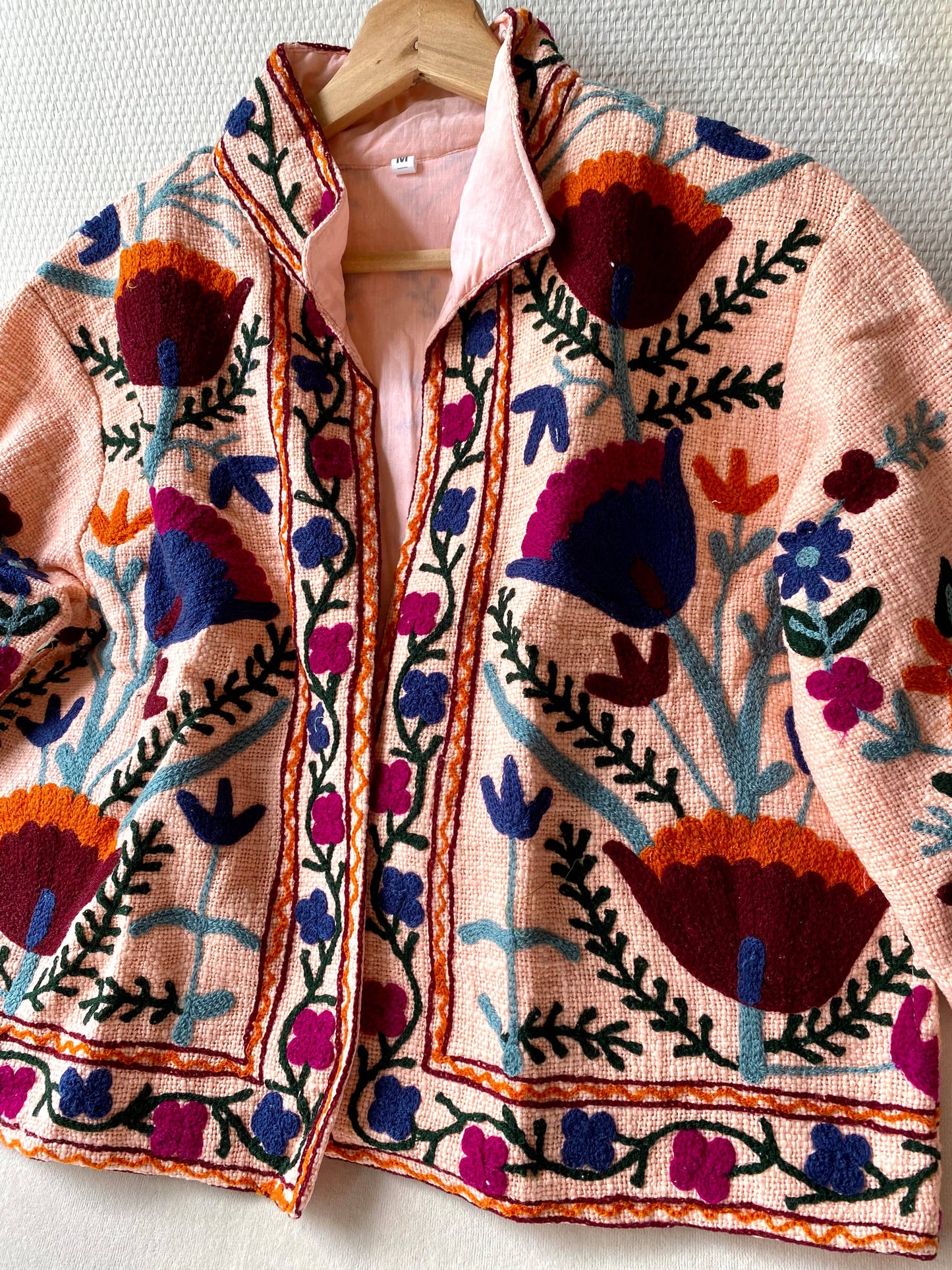 The Dozi Floral Jacket // Blush